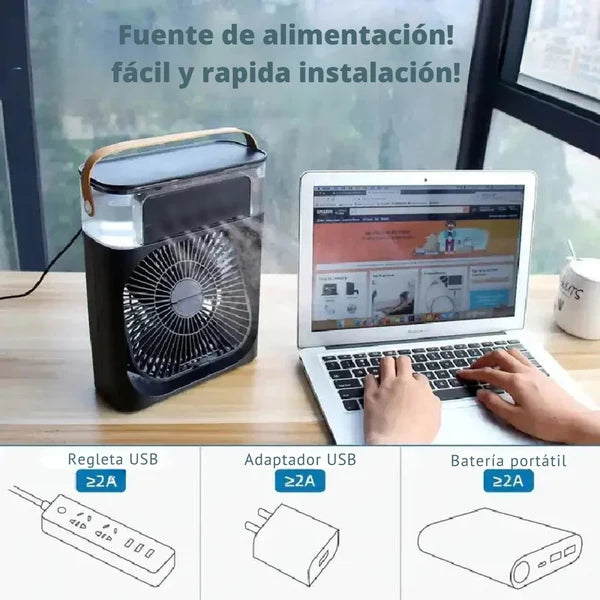 VENTILADOR CON AIRE ACONDICIONADO 2024 🔹